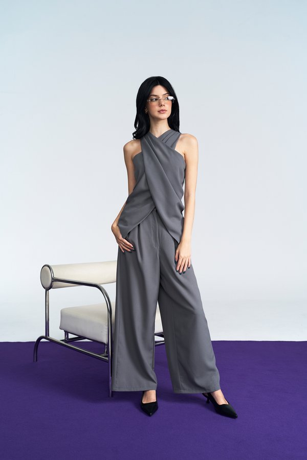 Metropolitan Flair Pants (Grey)