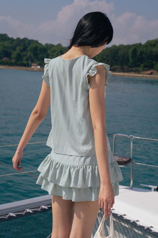 Bella Vita Top (Seafoam)