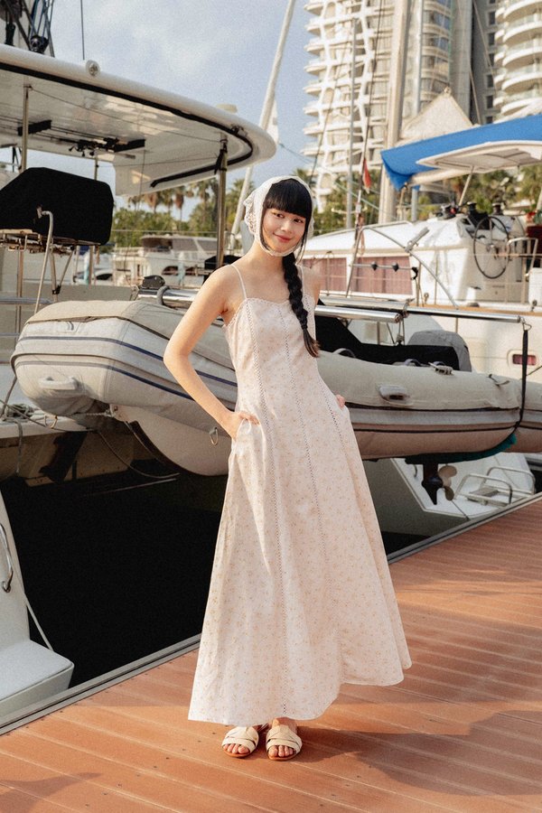 Sunkissed Breeze Dress (Creme)