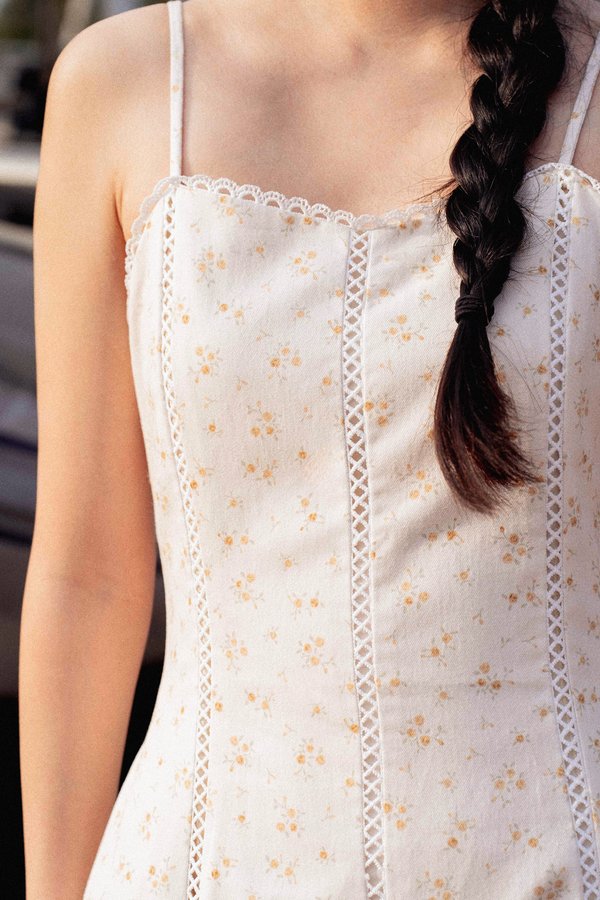 Sunkissed Breeze Dress (Creme)