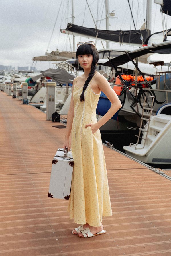 Sunkissed Breeze Dress (Butter Yellow)