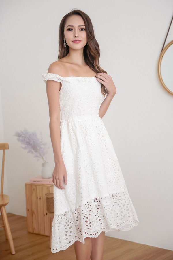 Spells And Lore Dress (White)