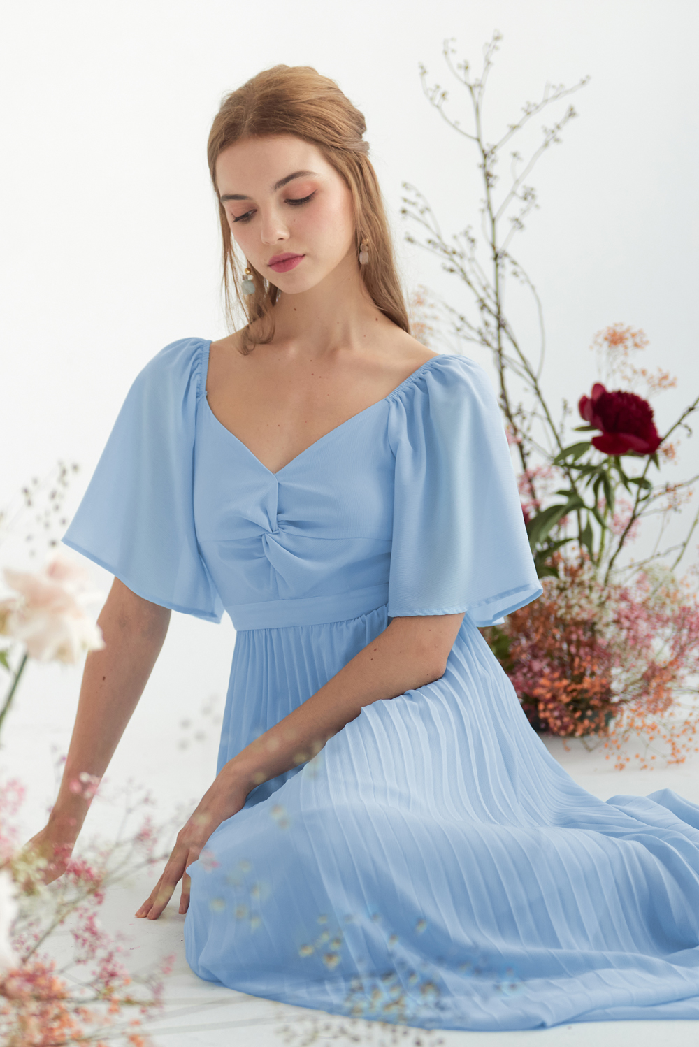 Lovers Knot Dress (Cinderella Blue) | The Thread Theory