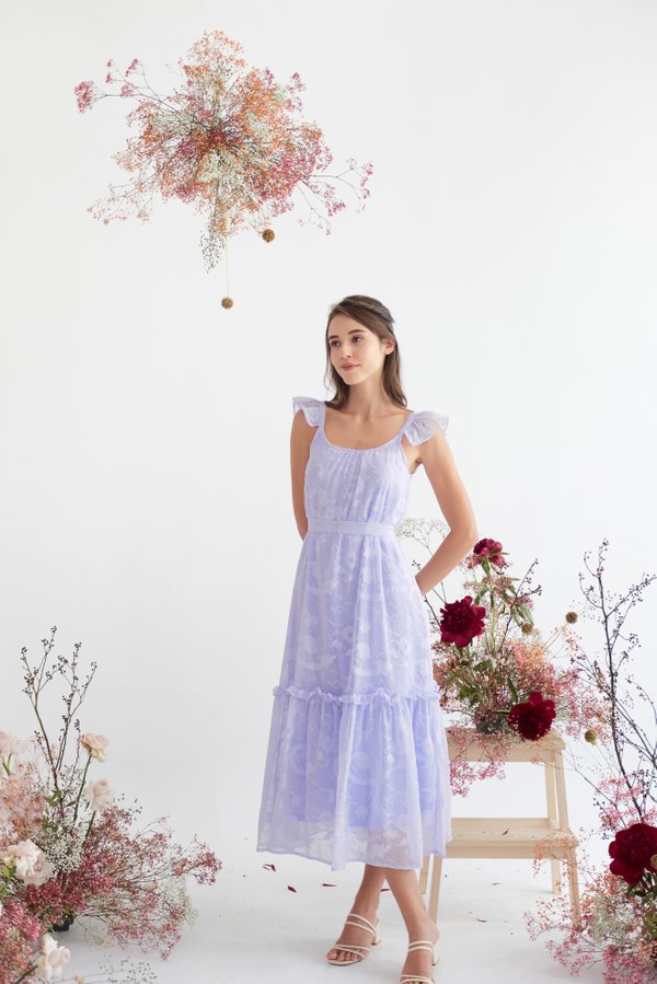 Starry Night Dreamy Sight Dress (Lilac)