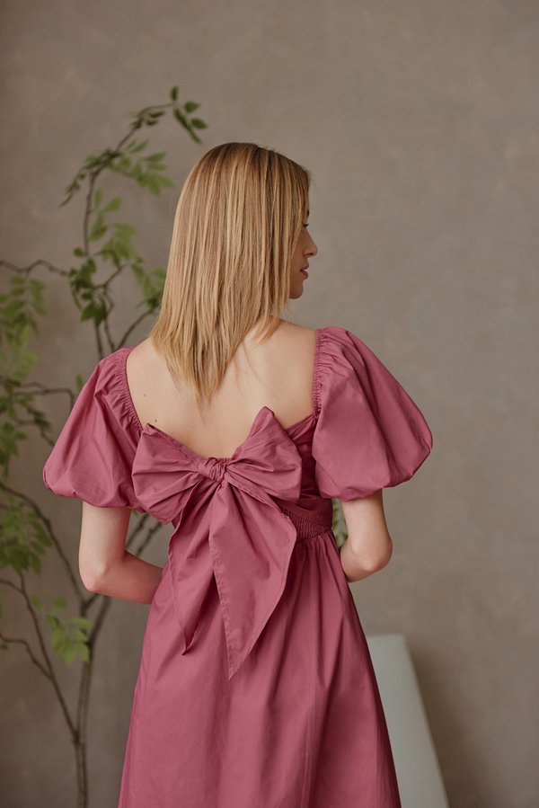Bow Wow Wow Dress (Rose)