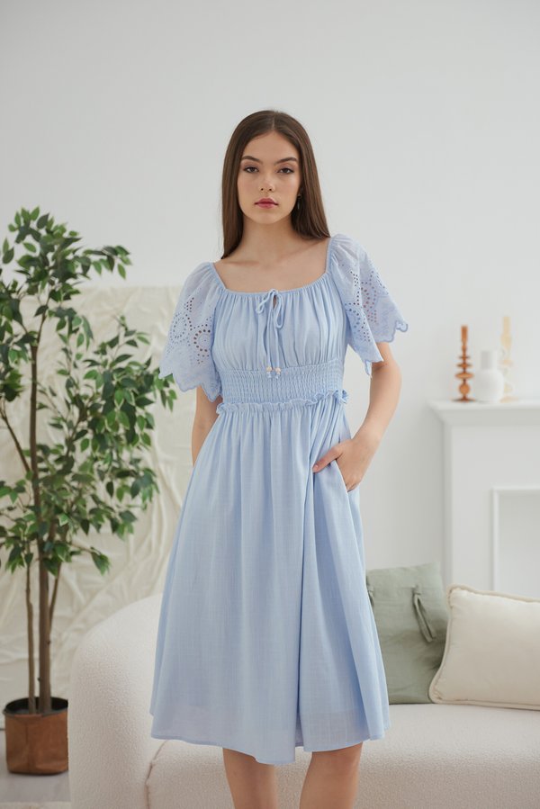 Gentle Spirit Dress (Pastel Blue)