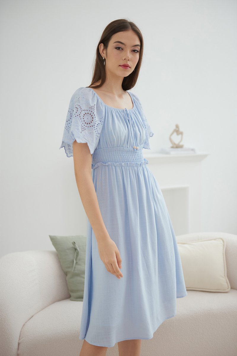 Gentle Spirit Dress (Pastel Blue) | The Thread Theory