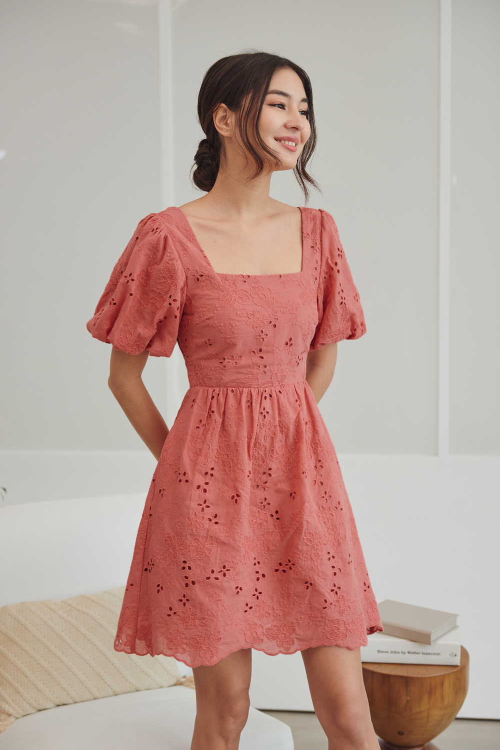 DRESS WITH FRONT TIE DETAIL TRUE ROMANCE main image 1